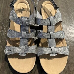 Clarks Women's Silver Sandals